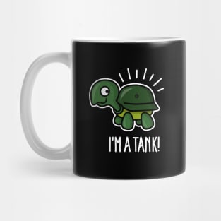 I'm a tank - funny turtle with army helmet (light) Mug